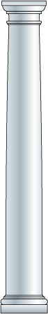 Round Tapered Fiberglass Columns